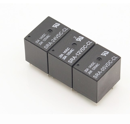 Power Relay IC Chip SRA-05VDC-CL SRA-12VDC-CL SRA-24VDC-CL 5V 12V 24V 20A 5PIN